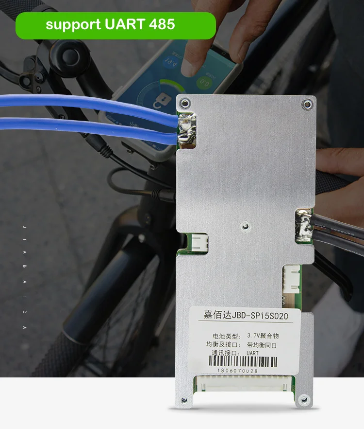 13S литий-ионный аккумулятор Защитная плата телефон Bluetooth приложение UART 485 двойной связи ПК МОНИТОР 48 В Смарт BMS 30A 40A 60A