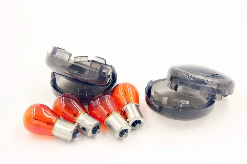 Запчасти для мотоциклов поворотники Harley Davidson 2000 2013 Softail Dyna Glide Sportsters SMOKE|aftermarket
