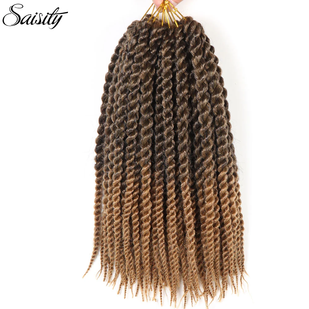 Saisity Гавана Мамбо твист синтетический афро кудрявый плетение волос крючком - Фото №1