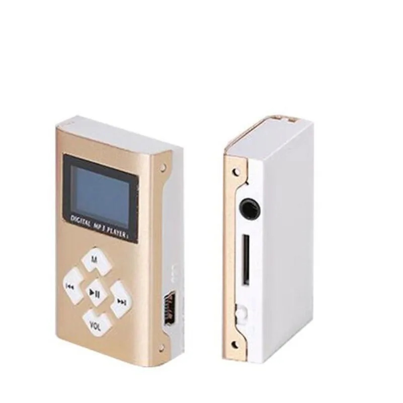 Mp3 Player USB Mini Clip MP3 LCD Screen Support 32GB Micro SD TF Card Radio Walkman Pocket Audio Song Subtitles 6 Colors | Электроника