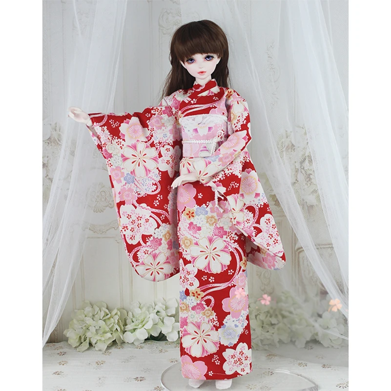 1/6 1/4 1/3 Кукла одежда кимоно Мода игрушка платье халат с бабочками SD MSD BJD