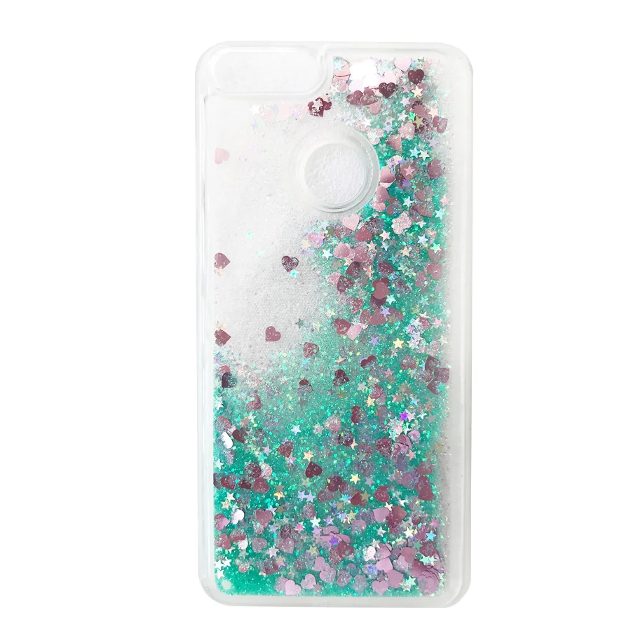 Мягкий ТПУ чехол для Fundas Huawei Y9 2018 Y 9 прозрачный Жидкий блеск динамический