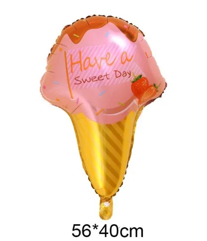 Pink Ice Cream Конфетные фольгированные гелиевые шары воздушные шары Свадебный декор балон mariage воздушные шары с днем рождения воздушные шары события и вечерние принадлежности - Цвет: Pink Ice Cream