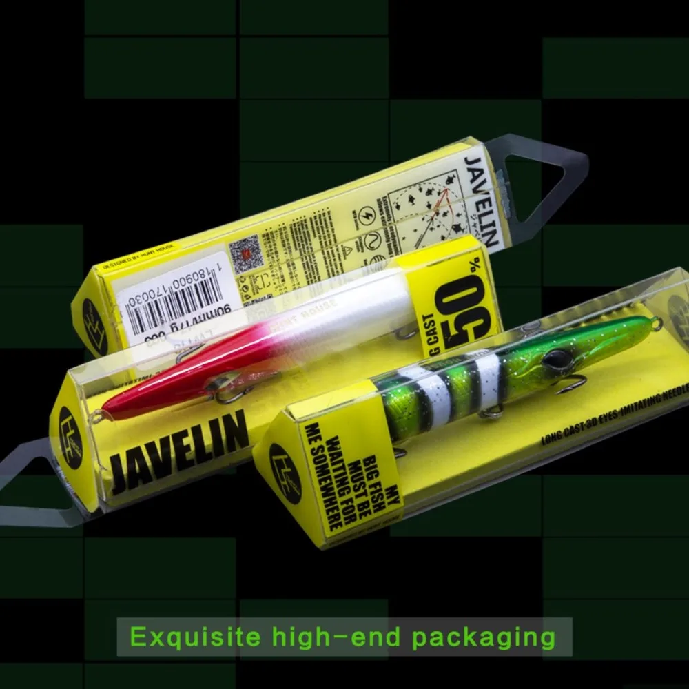 Hunthouse пропуск рыболовная приманка иглы рыбка карандаш приманки 90 мм 17 г заброса
