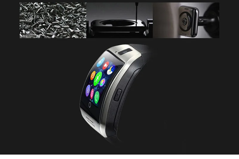 Maxinrytec Q18 Шагомер Смарт часы с сенсорным экраном камера TF карта Bluetooth smartwatch для Android IOS Телефон