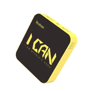 Yoobao M4 10400 мАч телефон Зарядное устройство с двумя портами USB Выход Портативный устройство Зарядное устройство внешний мини-аккумулятор с Светодиодный индикатор для смартфона - Цвет: I Can