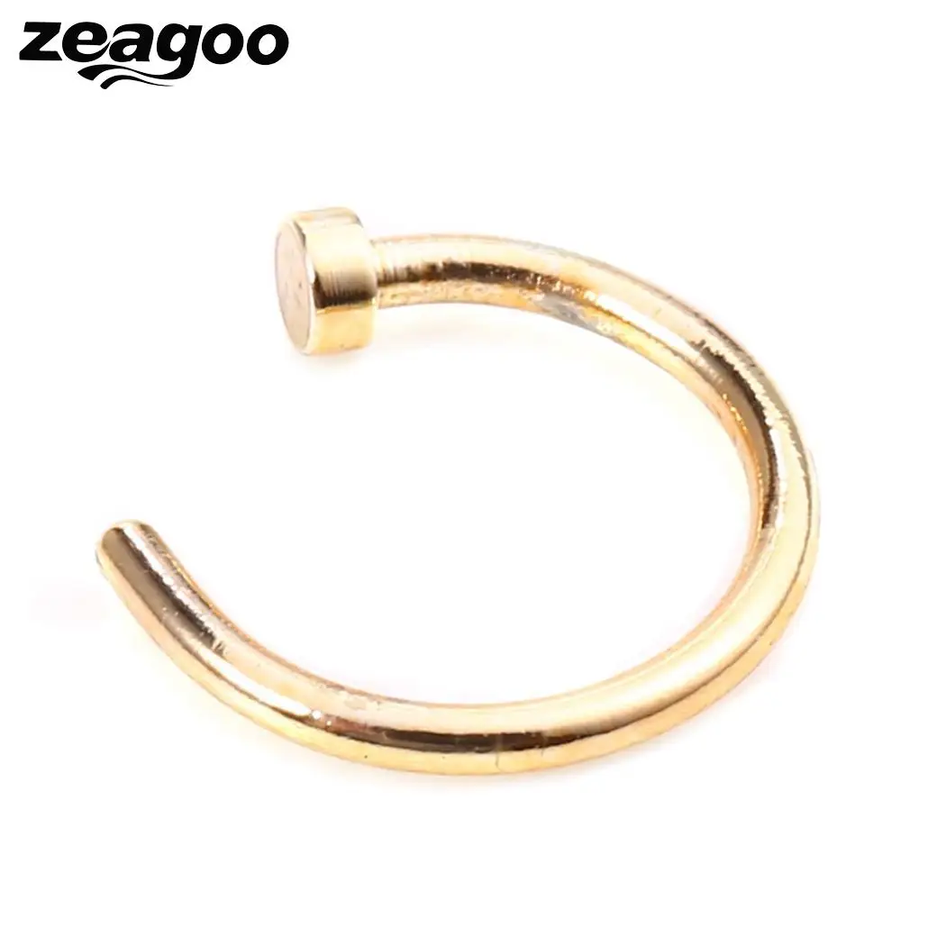 Серьги гвоздики Zeagoo из нержавеющей стали для женщин 8 цветов 3 размера открытый