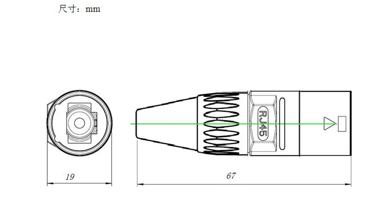 RJ45 водонепроницаемый разъем вилки и розетки, Ethernet разъем, IP65, Панель Крепления RJ45 разъем, RJ45 Мужской Женский Разъемы