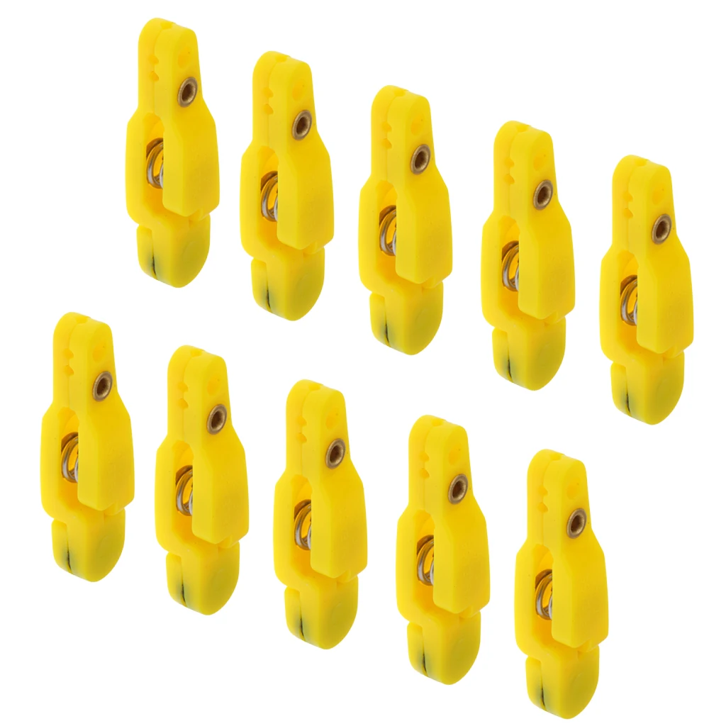Adjustable 4/5/6/8/10 Pcs Snap Weight Line Leader Release Clip Downrigger Outrigger Power Grip Release Clips Kit Fishing Tools