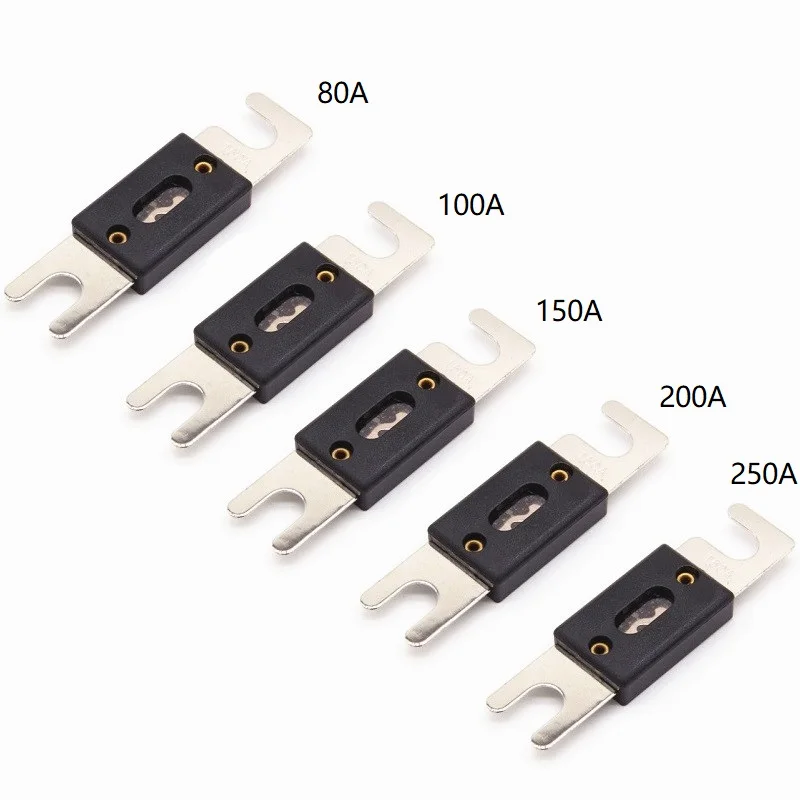 1 комплект 80A 100A 150A 200A 250A каждый никелированный предохранитель плавкого