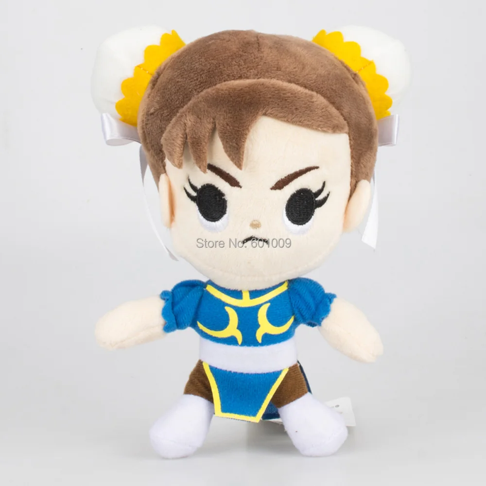 5 шт./компл. уличные бойцы персонажи Ryu A Gulie Chun Li 20 см плюшевые куклы в розницу
