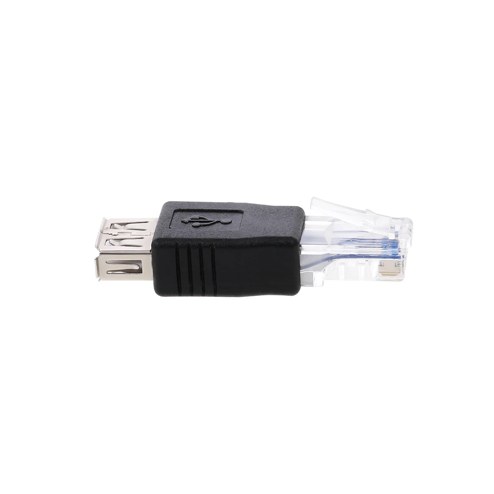 RJ45 штекер Адаптер разъем адаптер USB к Rj45 Sata Usb USB2.0 Женский Ethernet | Компьютеры и офис