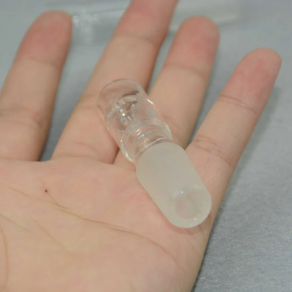 Диффузор стеклянный адаптер мундштук пара замена 10 мм до 14 Bong Водопровод