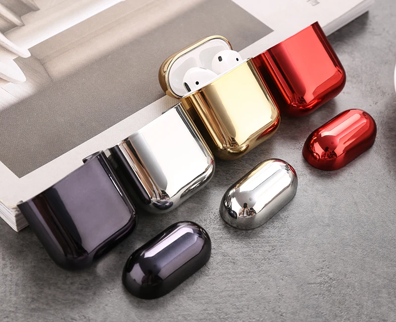 Цвет PC чехол для Airpods 2 колесика с камерой низкого давления х стручки Прозрачные