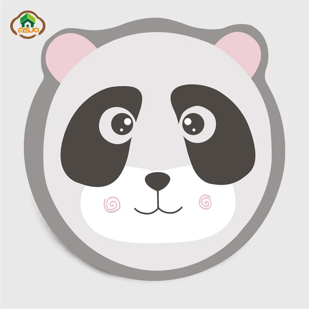 MSJO круглый ковер для детей Шиба собака кошка мультфильм Животные Хаски ину