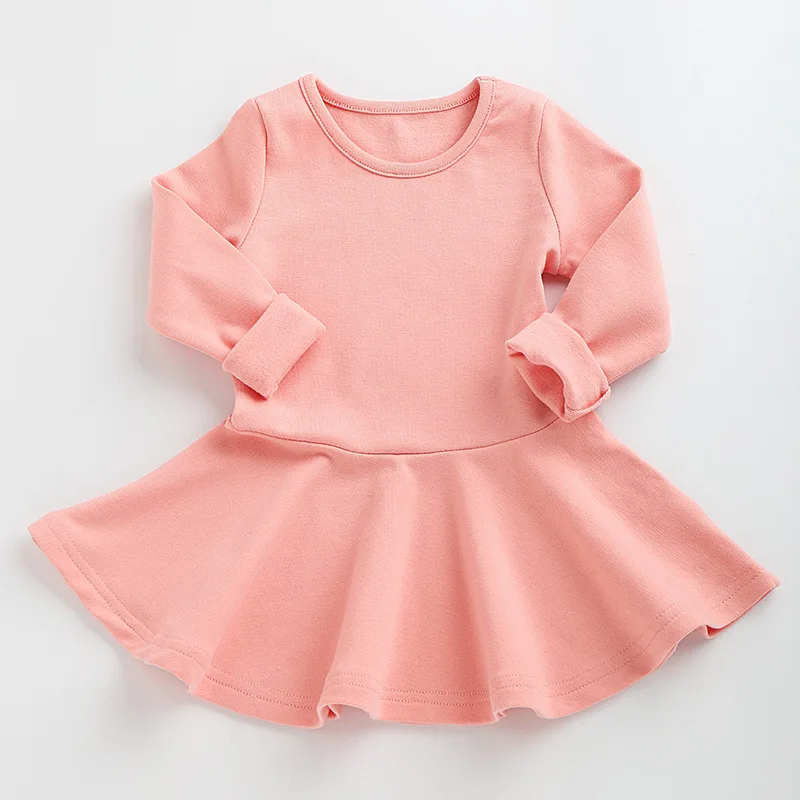 baby girls spring dress 2020 toddler girl dresses cotton casual kids long sleeve autumn clothes size for 1 2 3 4 years | Детская одежда