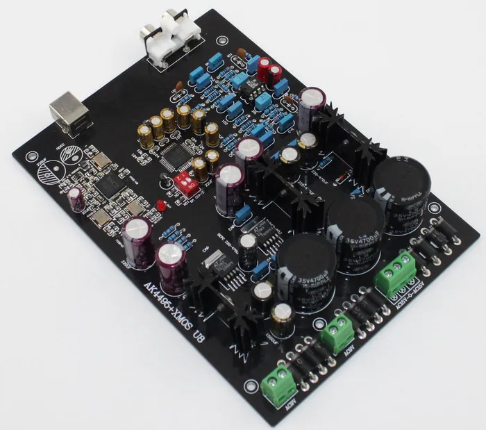 XMOS U8 + AK4495SEQ USB DAC декодер плата Op amp AD827 LT1963 3.3|xmos u8|op ampusb dac |
