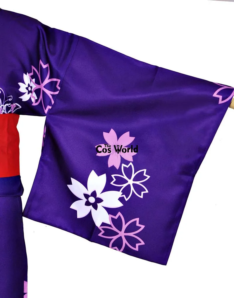 

Fate Zero Stay Night Saber Dark Blue Kimono Yukata Dress Uniform Outfit Anime Cosplay Costumes