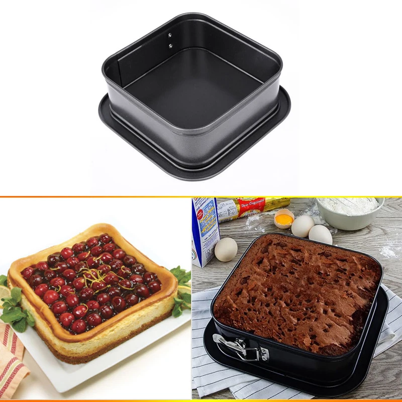 С антипригарным покрытием площади Торт Чизкейк торт Киш springform Пан выпечки