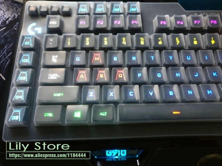 Для проводной механической клавиатуры logitech G910 с защитой от пыли и яркой подсветкой