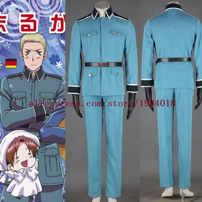 Новое поступление костюм для косплея из аниме Axis Powers Hetalia Германия