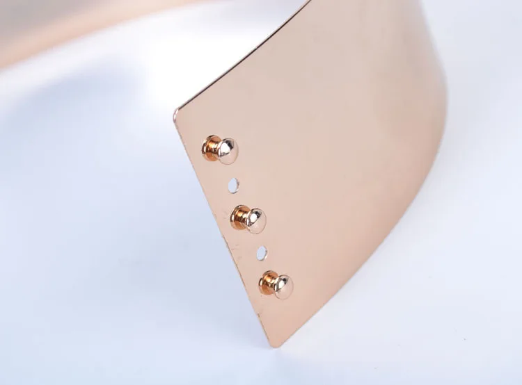 7cm wide Metal Keeper Metallic Mirror belt women Corset Women Punk Cummerbund Gold Silver | Аксессуары для одежды