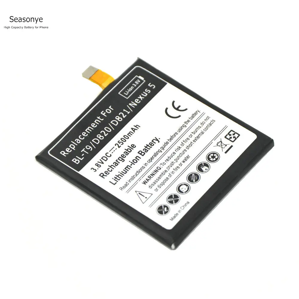 Seasonye BL T9/BL T9/BLT9 2500 мАч запасная батарея для мобильного телефона подходит LG Google Nexus5