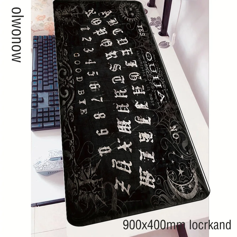 Коврик для мыши ouija 900x400x3 мм игровой коврик 3d большой геймер компьютерный стол xl