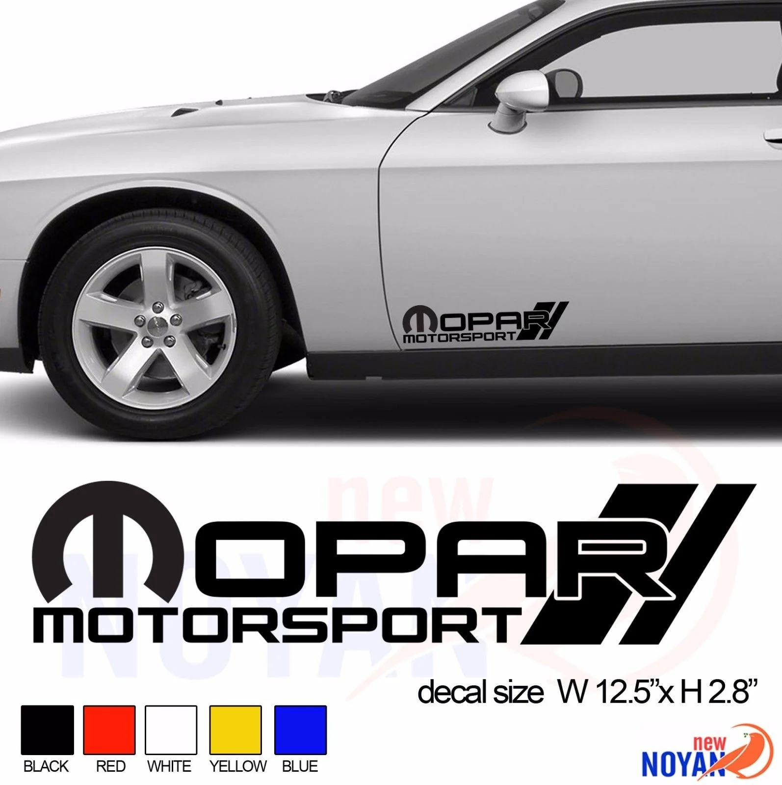 Виниловая наклейка для автоспорта 2x MOPAR Стайлинг автомобиля|Наклейки на
