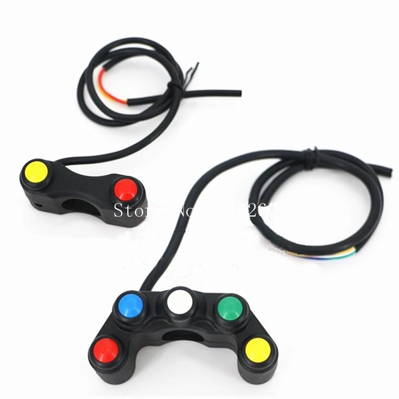 Motorcycle Electric Switch 7/8&quot 22mm Handlebar Switches Headlight Fog Lamp Light Horn ON OFF Start Button For HONDA CBR600 1000 |