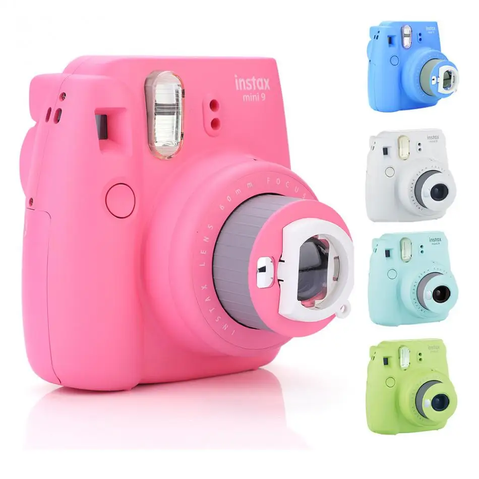 Фотокамера моментальной печати Fujifilm Instax Mini 9 с зеркалом для селфи Instax Mini для камеры Fuji Fujifilm Instax Mini 9 режим Hi-Key