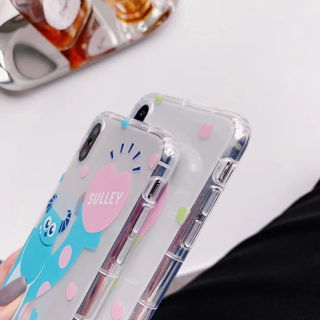 Classic cartoon mike sulley phone case for iphone 6 6s 8 7 plus x xs max xr lovely clear Alien soft tpu Cover Fundas |