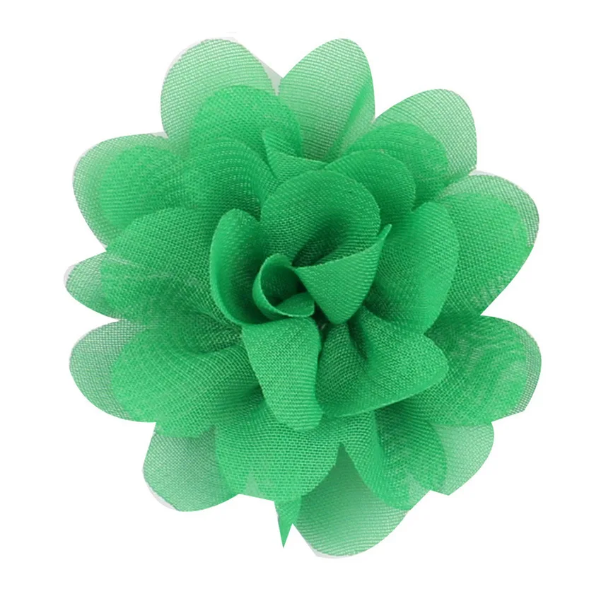 

60pcs/lot Chiffon Flowers For Headbands 2" Fabric Flowers Diy kids Hair Accessories Dress Ornaments H003