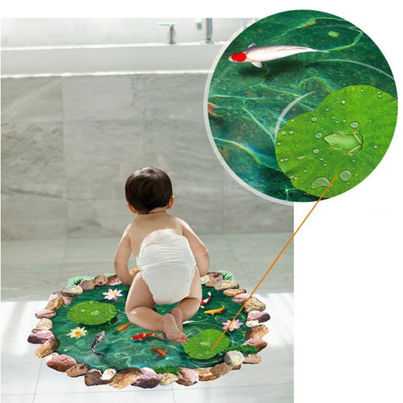 3D наклейки на стену Lotus|3d wall stickers|wall sticker3d |