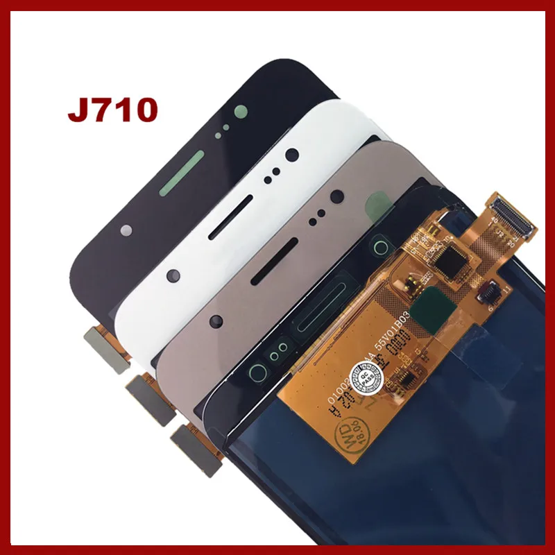 J710 ЖК для samsung Galaxy j7 2016 j710 J710F J710M J710H J710FN дисплей дигитайзер сенсорный экран