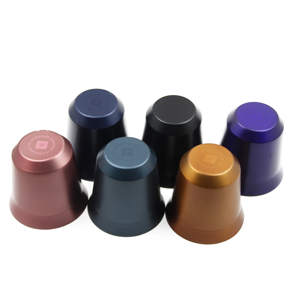 2 шт. Nespresso концентрат эспрессо Итальянский нержавеющая сталь кофе Nescafe двойными стенками капсулы инструмент для кофе Кофейные Наборы