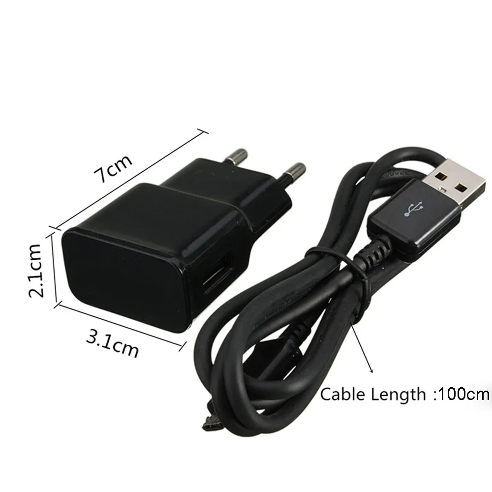 EPULA Micro USB charger + 2A Adapter EU Plug Wall Charger For Samsung Galaxy S3 S4 S6 | Электроника
