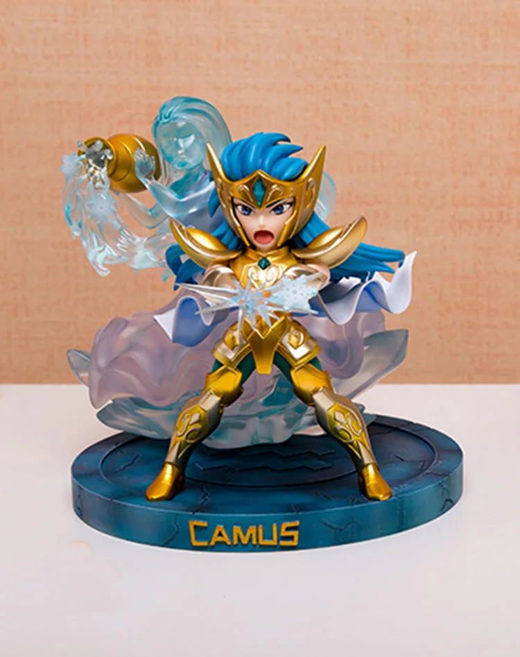 CMT в наличии Звезда модель Saint Seiya SD NX Aquarius Camus фигурка золото ограниченная версия и