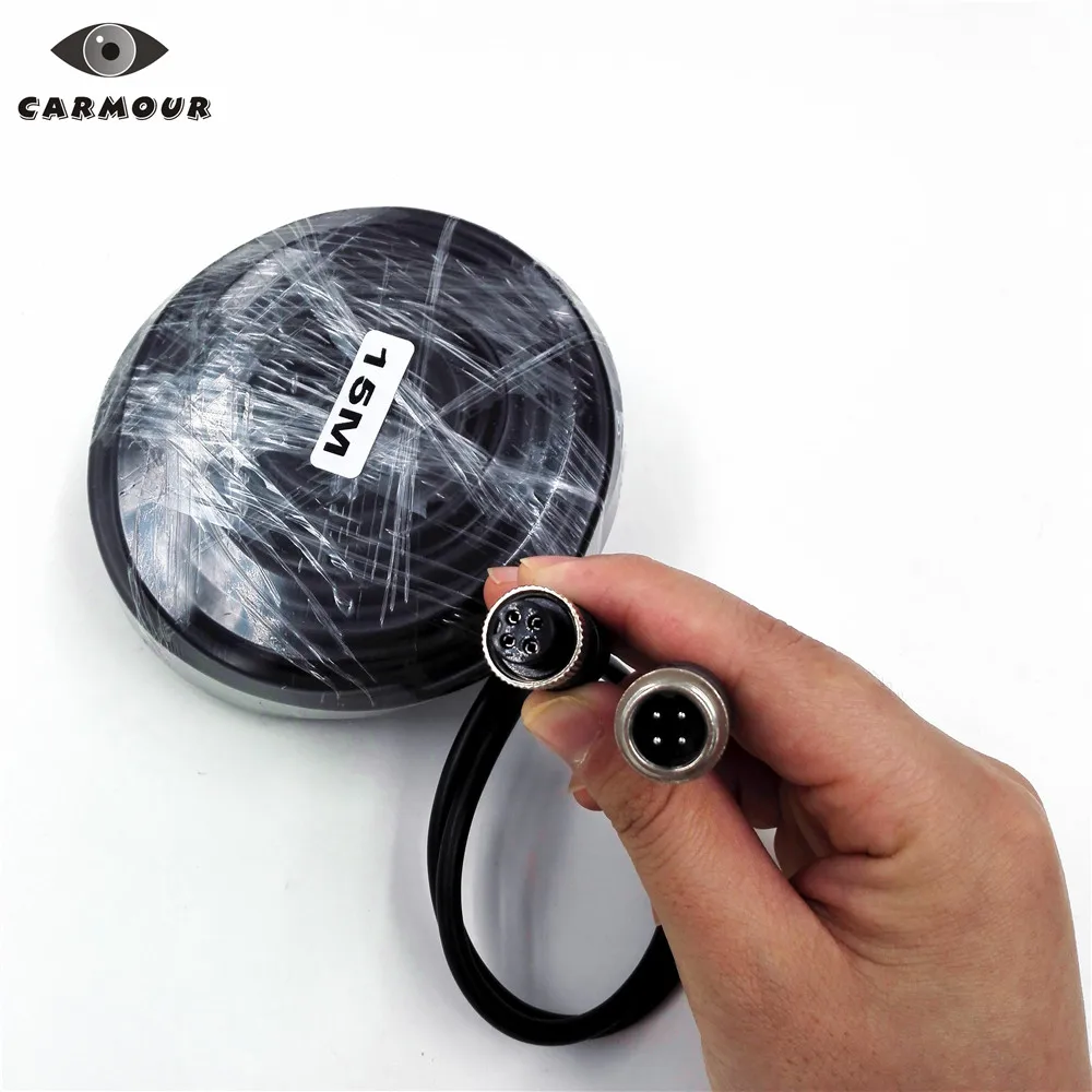CARMOUR 1 шт . 10 м 15 М 4 контактный видео кабель для дюймового монитора и камеры|video cable