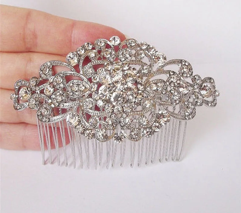 1 шт. Свадебные Цветочные заколки для волос головные уборы модные женские