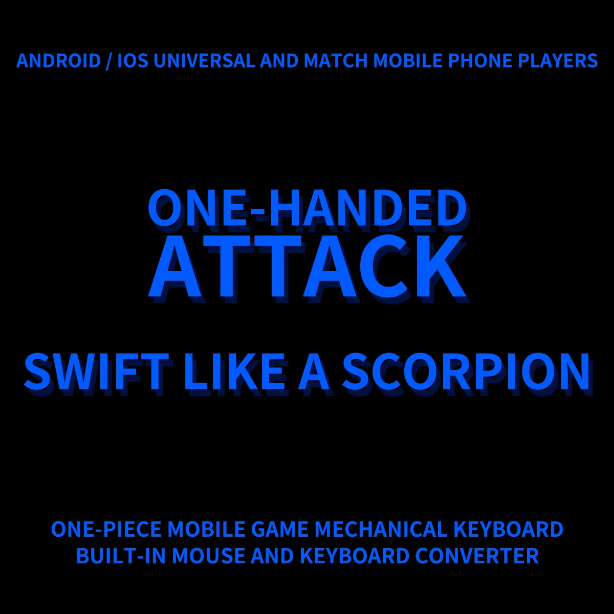 Flydigi Scorpion для мобильных игр для стрельбы механическая клавиатура с одной рукой игровая клавиатура с преобразователем мыши для iOS Android PC