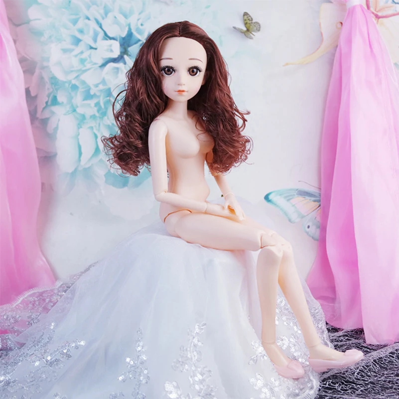 

Новинка 2019, 15 подвижных шарнирных кукол 1/3, 60 см, женская кукла без одежды, Обнаженная девушка, Кукольное тело с обувью, аксессуары, куклы, игр...