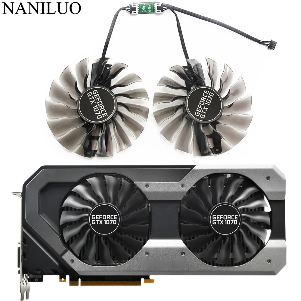 Охлаждающий вентилятор GAA8S2H GTX 1070 Super JetStream GPU VGA 95 мм для Palit GTX1070 GameRock Premium Edition