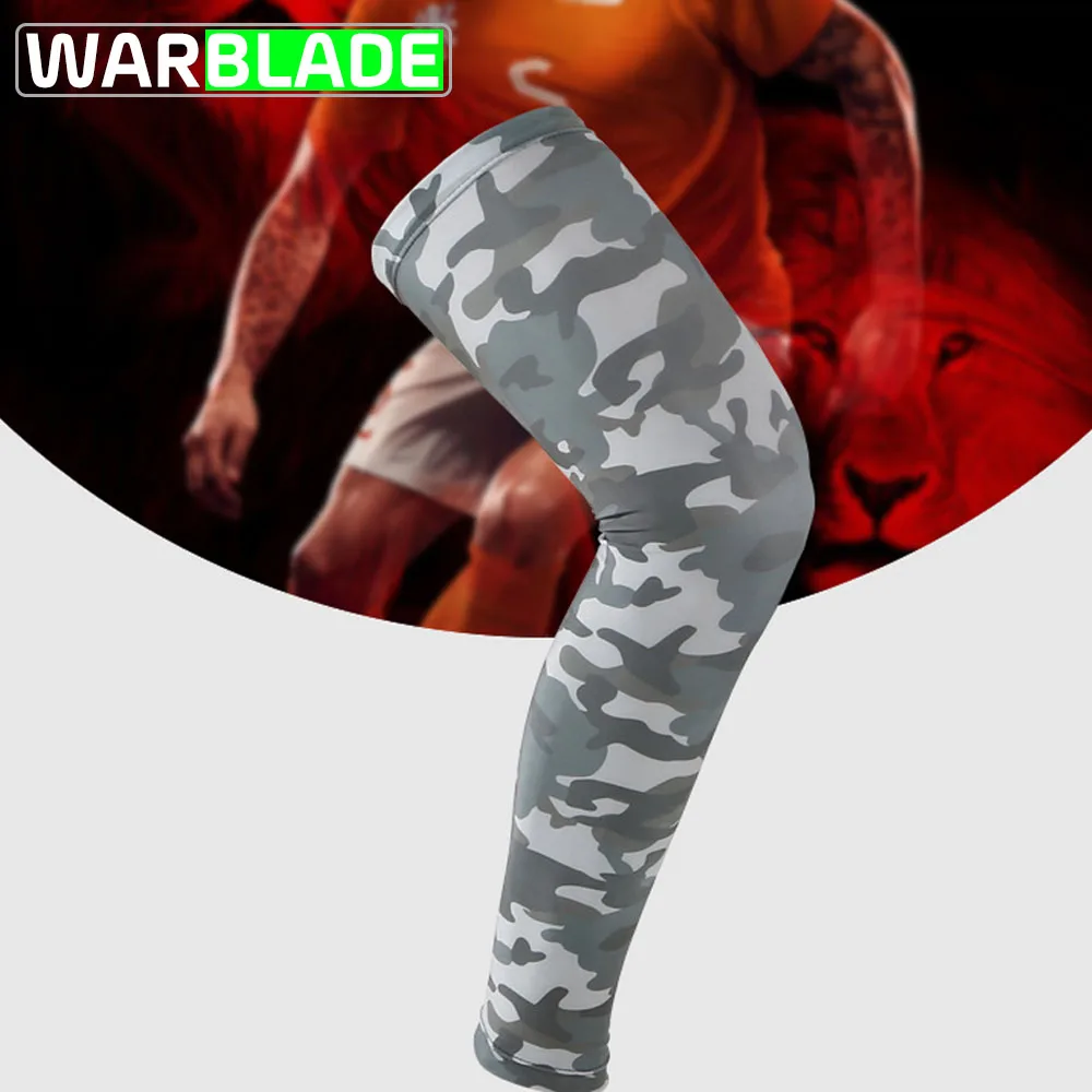 1PCS Men Sport Legwarmer Outdoor Sporting Cycling Hiking Running Soccer Leg Sleeve Compression Leggings Sports Safety Camouflage | Спорт и