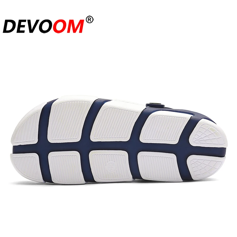 2019 Men Beach Shoes Sport Sandals Outdoor Summer Aqua Garden Jelly Flip Flops Quick Drying Soft Slippers 45 | Спорт и развлечения