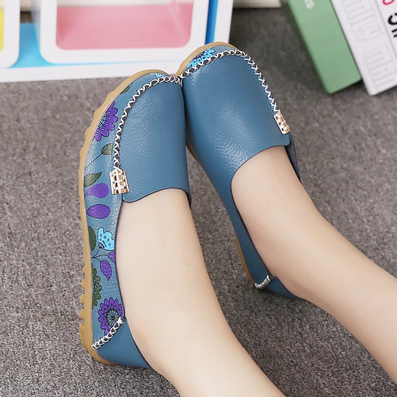 2020 г. Весенняя женская обувь из натуральной кожи женские балетки на плоской