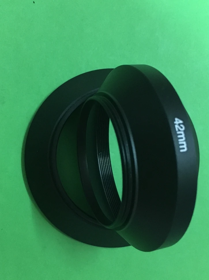 

42mm Metal Wide Angle Lens Hood For Nexus 1 MM Front 58MM