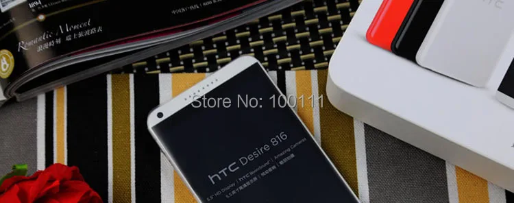 Разблокированный мобильный телефон htc Desire 816, 8G rom, камера 13 МП, четырехъядерный процессор android, экран 5,5 дюйма, две sim-карты