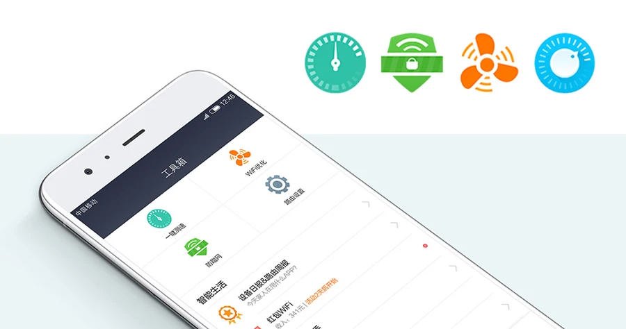 Xiaomi mi роутер 4 беспроводной 1167 Мбит/с двухдиапазонный 5 ГГц Wi-Fi 802,11 ac четыре антенны двухъядерный mi Net подключение одним ключом