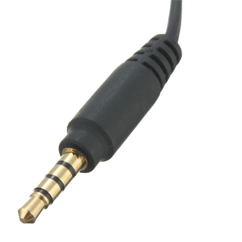 LEORY Высококачественная гарнитура с разъемом типа Папа 2 и двумя разъемами для